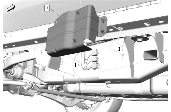 Assist Step Control Module Bracket Replacement — figure 2