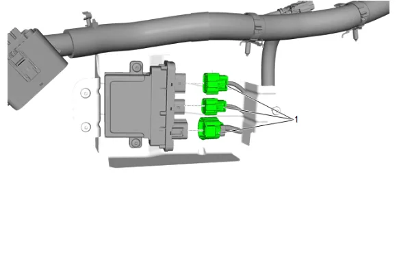 Assist Step Control Module Bracket Replacement — figure 3