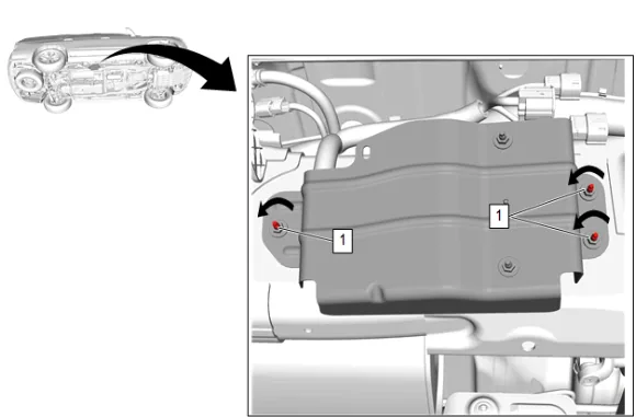 Assist Step Control Module Bracket Replacement — figure 6