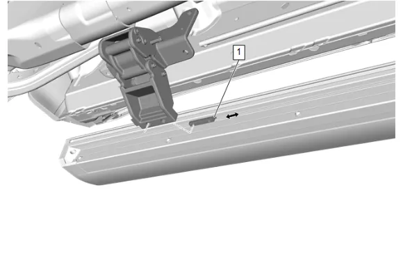 Assist Step Rear Bracket Replacement (B3L) — figure 5
