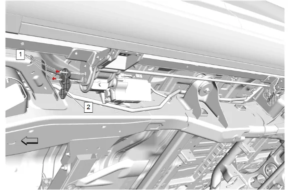 Assist Step Shield Replacement (Link Assembly) — figure 1