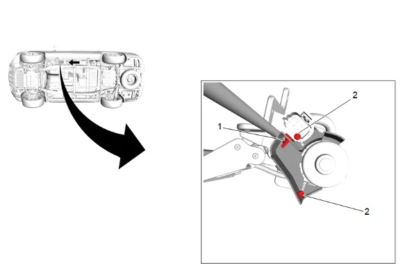 Assist Step Shield Replacement (Motor) — figure 2