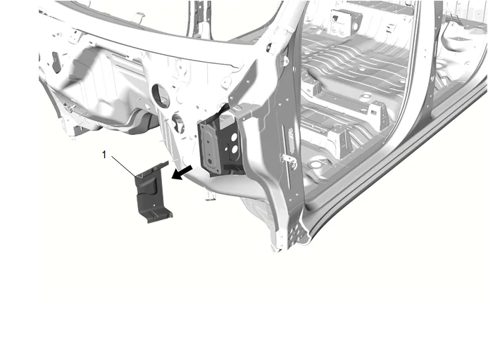 Body Front Structure Parts Replacement — figure 15