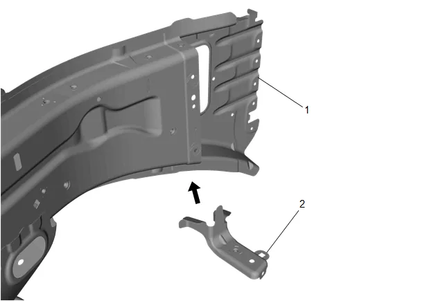Body Front Structure Parts Replacement — figure 20