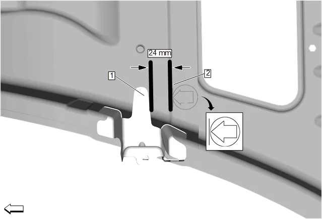Body Front Structure Parts Replacement — figure 21