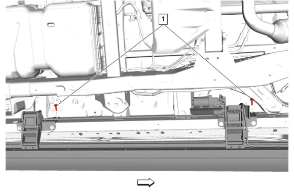 Body Mount Upper Location Number 1 Cushion Replacement — figure 6