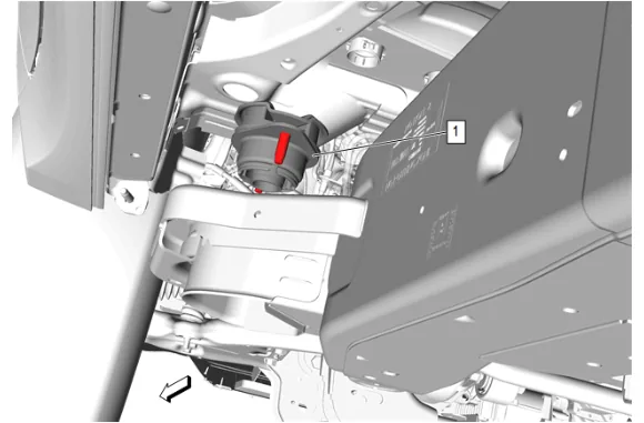 Body Mount Upper Location Number 1 Cushion Replacement — figure 20