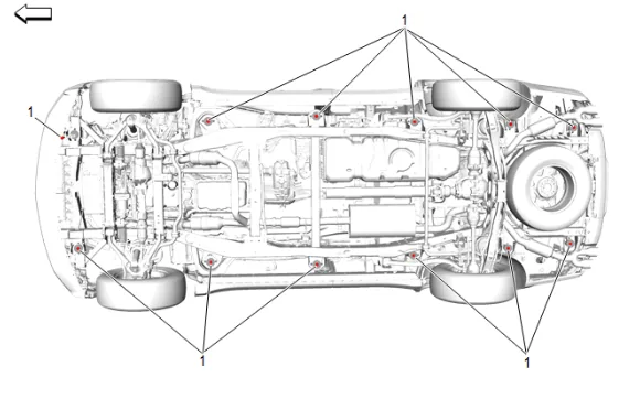 Body Mount Upper Location Number 3 Cushion Replacement — figure 18