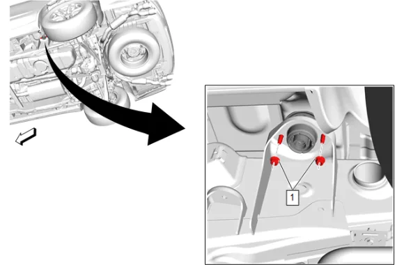 Body Mount Upper Location Number 3 Cushion Replacement — figure 19