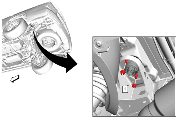 Body Mount Upper Location Number 4 Cushion Replacement — figure 19
