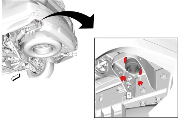 Body Mount Upper Location Number 5 Cushion Replacement — figure 19