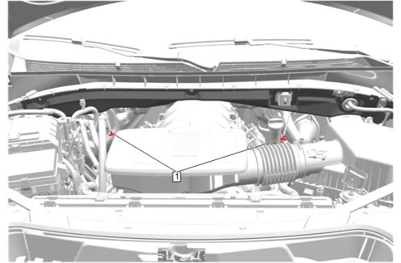 Dash Panel Outer Insulator Replacement - Upper (without LM2) — figure 8
