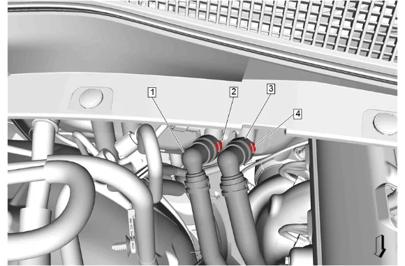 Dash Panel Outer Insulator Replacement (without LM2) — figure 2