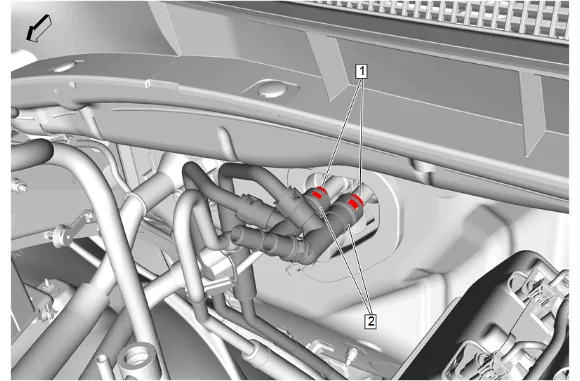 Dash Panel Outer Insulator Replacement (without LM2) — figure 3