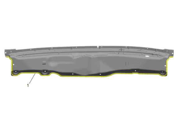 Dash Panel Outer Insulator Replacement (without LM2) — figure 18