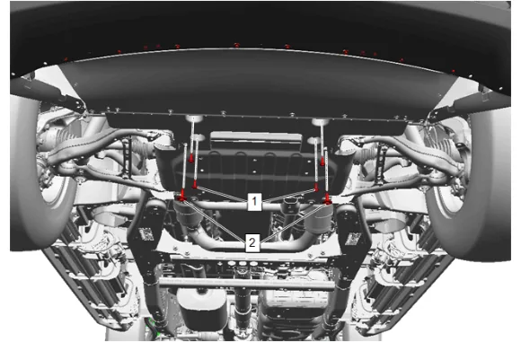 Front Bumper Fascia Removal and Installation (with Front Fascia Extension) — figure 4