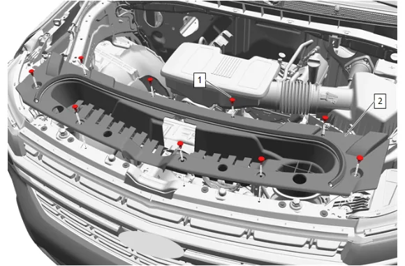 Front Bumper Fascia Removal and Installation (with Front Fascia Extension) — figure 7