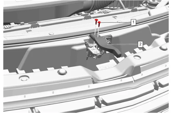 Front Bumper Fascia Removal and Installation (without Front Fascia Extension) — figure 8
