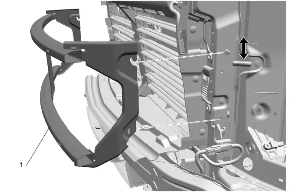 Front Bumper Impact Bar Replacement — figure 6