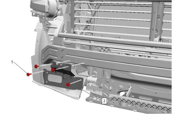 Front Bumper Impact Bar Replacement — figure 7