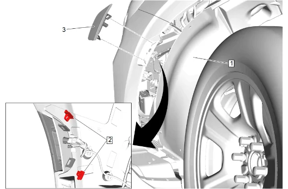 Front Bumper Lower Fascia Replacement (with Front Bumper Fascia Seal) — figure 5