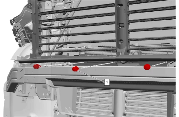 Front Bumper Lower Shutter Replacement — figure 8