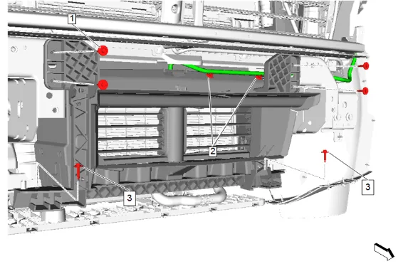 Front Bumper Lower Shutter Replacement — figure 12