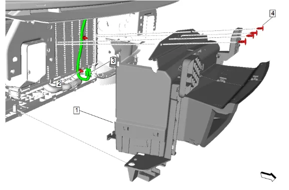Front Bumper Lower Shutter Replacement — figure 13