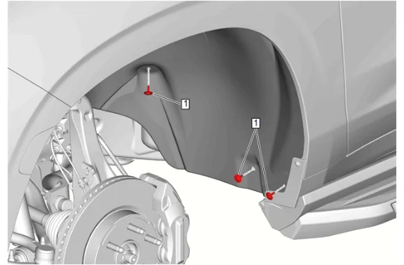 Front Fender Replacement (BVE - Assist Step) — figure 5