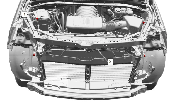 Front Grille Support Reinforcement Replacement — figure 8