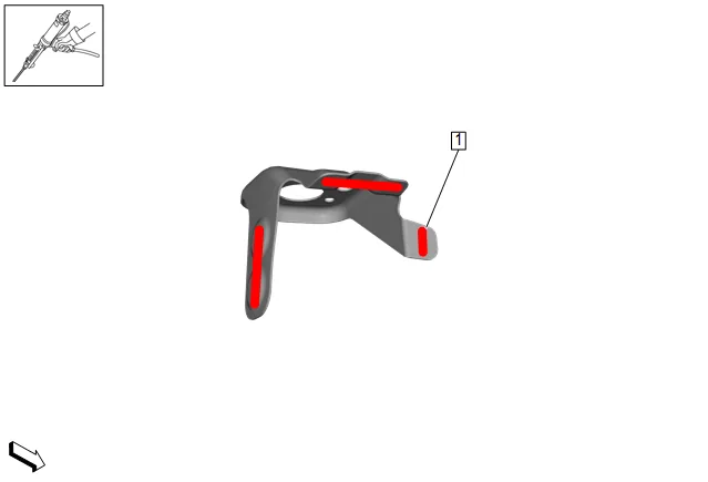 Hood Front Bumper Bracket Replacement (Chevy) — figure 7