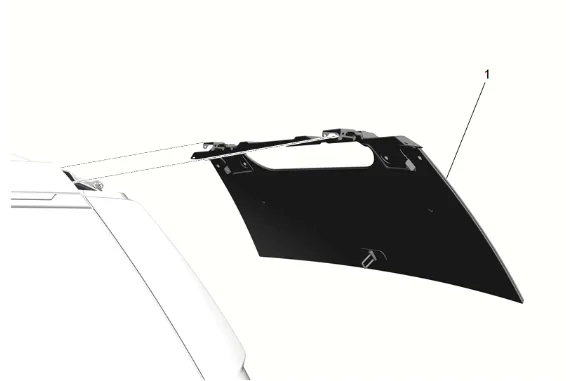 Liftgate Hinge Replacement (with TC2) — figure 12