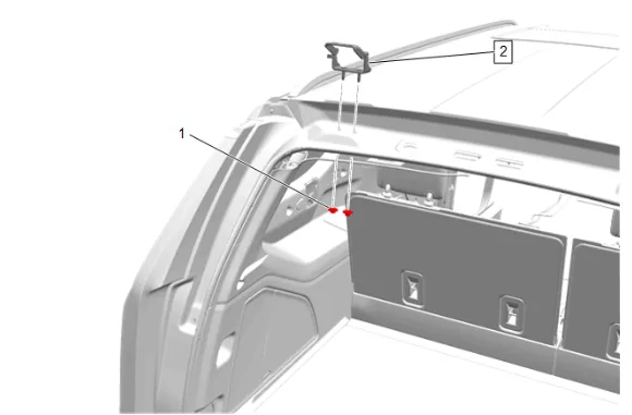 Liftgate Hinge Replacement (with TC2) — figure 15