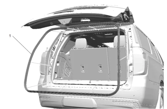 Liftgate Replacement (without TC2) — figure 3