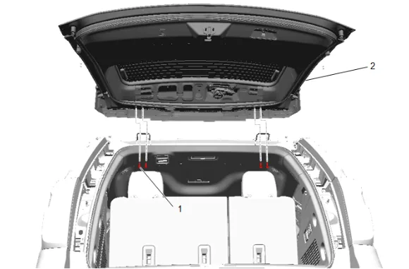 Liftgate Replacement (without TC2) — figure 6