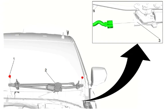 Plenum Front Panel Outer Reinforcement Replacement — figure 6