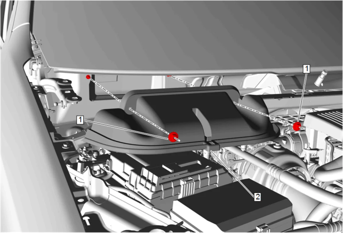 Plenum Front Panel Outer Reinforcement Replacement — figure 10