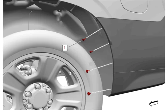 Rear Bumper Fascia Removal and Installation — figure 1