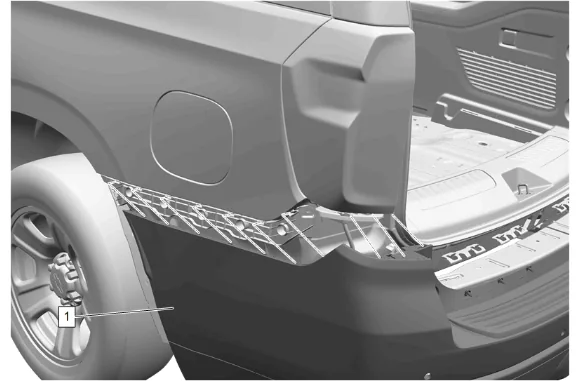 Rear Bumper Fascia Removal and Installation — figure 4
