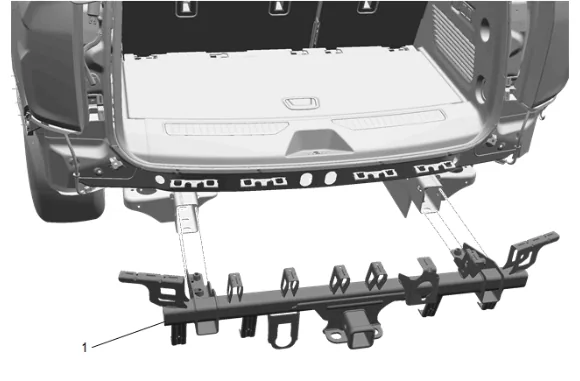 Rear Bumper Impact Bar Replacement — figure 6