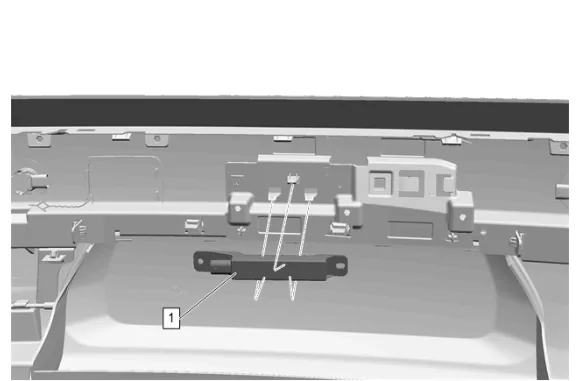 Rear Bumper Upper Fascia Replacement — figure 4