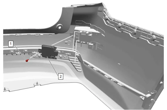 Rear Bumper Upper Fascia Replacement — figure 5