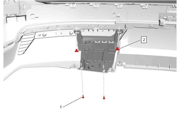 Rear Bumper Upper Fascia Replacement — figure 10