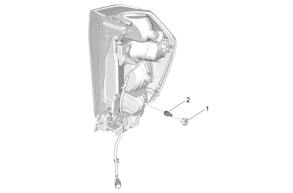 Backup Bulb Replacement — figure 7