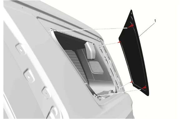 Body Side Rear Window Replacement — figure 4