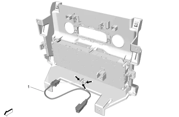 Front Floor Console Bin Lamp Replacement — figure 21