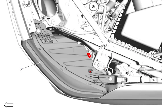 Front Headlamp Aiming (with Horizontal Adjustment) — figure 3
