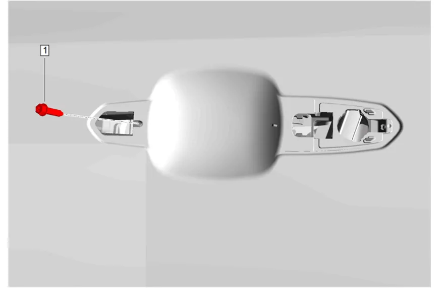 Front Side Door Inside Handle Cable Replacement (without NWM) — figure 14