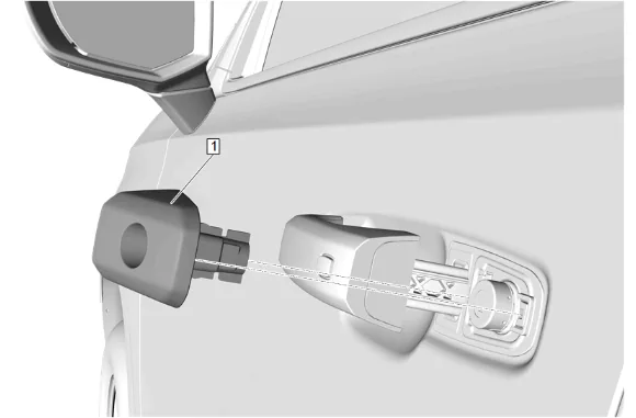 Front Side Door Lock Cylinder Replacement (with nwm) — figure 11