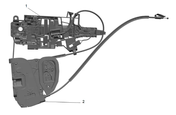 Front Side Door Lock Cylinder Replacement (with nwm) — figure 19